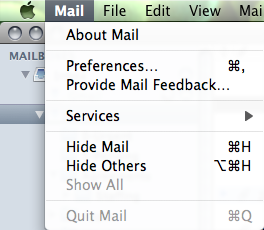 Can not quit mail.app